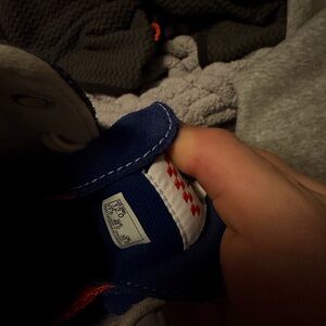 Vans Blue and Red Sneakers